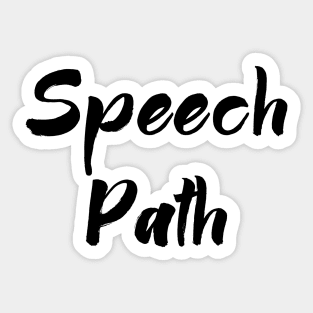 Speech Path Sticker